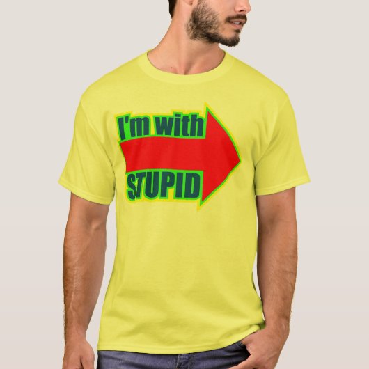 Grappig dat ik met stoute T-shirts ben. (Voorkant)