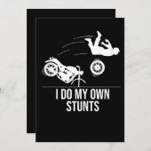 Grappig dat ik mijn eigen Mannen van Cool Motorcyc Feestdagenkaart (Voorkant / Achterkant)