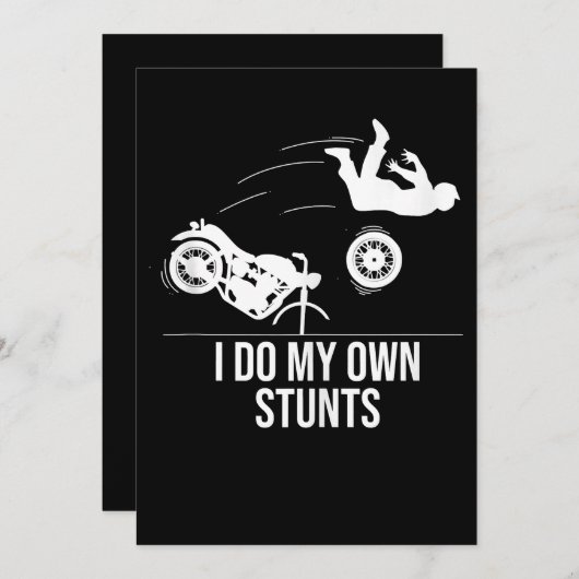 Grappig dat ik mijn eigen Mannen van Cool Motorcyc Feestdagenkaart (Voorkant / Achterkant)