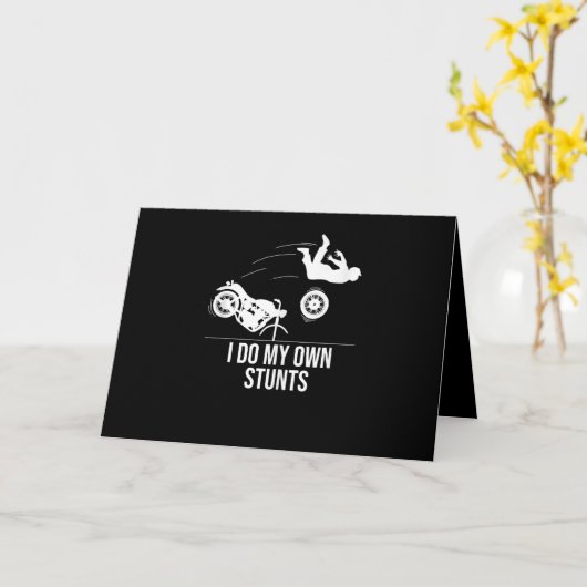 Grappig dat ik mijn eigen Mannen van Cool Motorcyc Kaart (Gele Bloem)