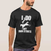 Grappig dat ik mijn eigen stunts doe | Cute Horse  T-shirt (Voorkant)