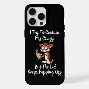 Grappig dat ik mijn gekte probeer te beteugelen .. iPhone 15 pro max case