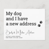 Grappig dat ik mijn hond heb laten bewegen en ik S Aankondigingskaart (Voorkant)