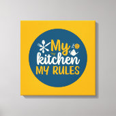 Grappig dat ik mijn keuken en wandkunst van mijn r canvas afdruk (Voorkant)