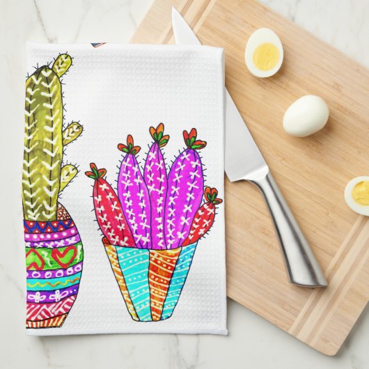 Grappig dat ik mijn Planten Cacti keukenhanddoek n (Quarter Fold)