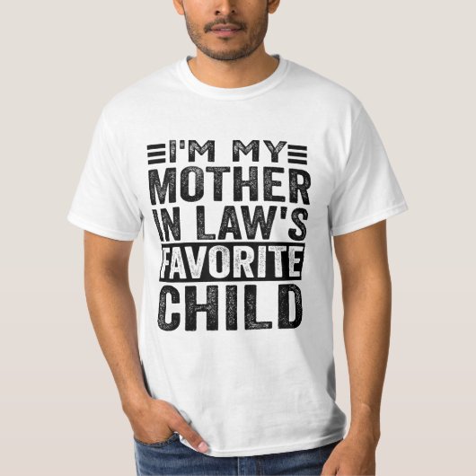 Grappig dat ik mijn schoonmoeder ben t-shirt (Voorkant)