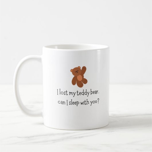 Grappig dat ik mijn Teddy Bear Coffee Mok kwijt be (Links)