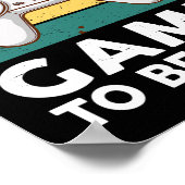 Grappig dat ik mijn videogame pauzeerde om hier Ki Poster (Hoek)