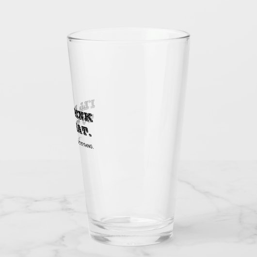 Grappig dat ik naar die citaattypografie Bier zal Glas (Links)