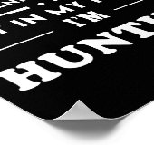 Grappig dat ik naar je luister... maar ik... poster (Hoek)