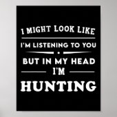 Grappig dat ik naar je luister... maar ik... poster (Voorkant)