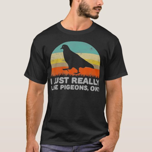 Grappig dat ik net als duiven t-shirt (Voorkant)