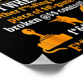 Grappig dat ik niet altijd sterf in videogames, ma poster (Hoek)