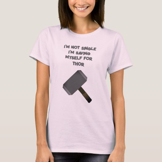 Grappig dat ik niet eenzaam ben t-shirt (Voorkant)