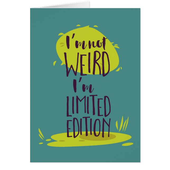 Grappig dat ik niet gek ben... ik ben Limited Edit (Voorkant)