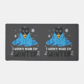 Grappig dat ik niet gemaakt ben voor de winter Sch Bureaumat (Voorkant)