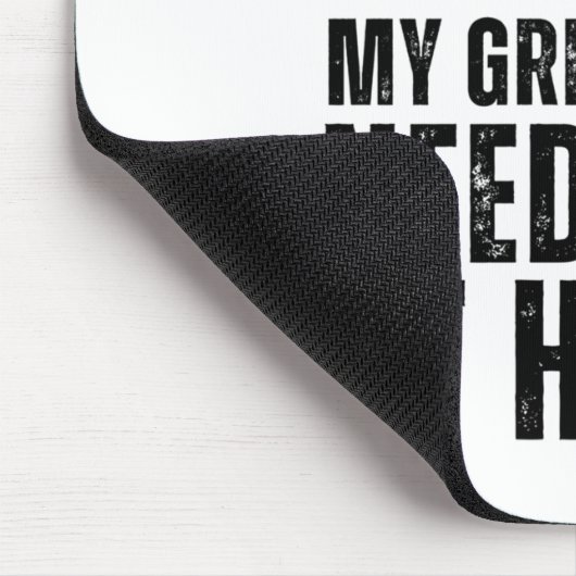 Grappig dat ik niet kan dat mijn windhond me thuis muismat (Hoek)