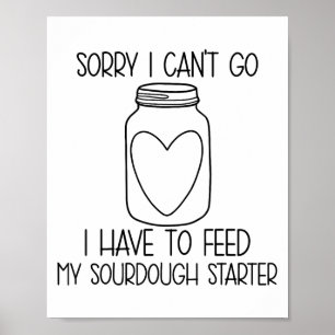 Grappig dat ik niet kan gaan, ik moet mijn zuurdes poster