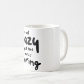 Grappig dat ik niet lui ben koffiemok (Voorkant rechts)