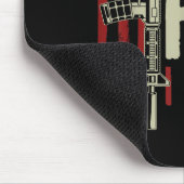 Grappig dat ik niet ren Ik herlaad Pistool Rechten Muismat (Hoek)