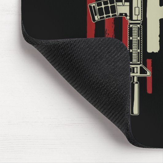 Grappig dat ik niet ren Ik herlaad Pistool Rechten Muismat (Hoek)