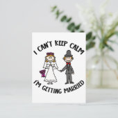 Grappig dat ik niet rustig kan blijven... ik word  briefkaart (Staand voorkant)