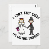 Grappig dat ik niet rustig kan blijven... ik word  briefkaart (Voorkant / Achterkant)