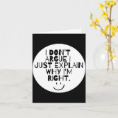 Grappig dat ik niet ruzie maak, ik leg gewoon uit  kaart (Gele Bloem)