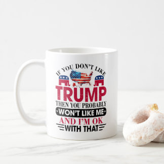 Grappig dat ik niet van Trump houd Koffiemok