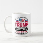 Grappig dat ik niet van Trump houd Koffiemok (Links)