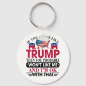 Grappig dat ik niet van Trump houd Sleutelhanger (Voorkant)