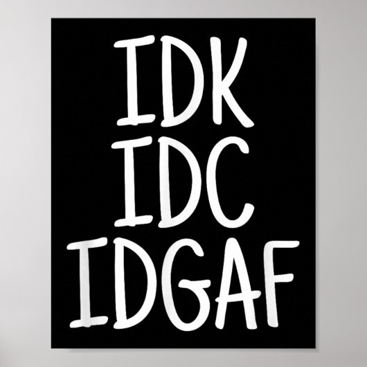 Grappig dat ik niet weet dat het me niet kan schel poster (Voorkant)