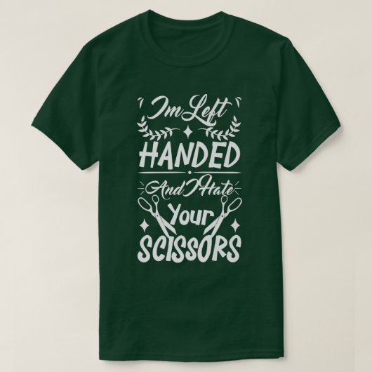 Grappig dat ik nog steeds de hand op heb en ik haa t-shirt (Design voorkant)