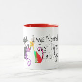 grappig dat ik normaal was drie katten geleden ver mok (Midden)