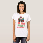 Grappig dat ik ondeugend Quote kerst T-shirt ben g (Voorkant volledig)