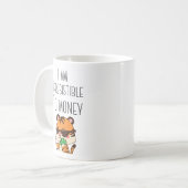 Grappig dat ik onweerstaanbaar ben voor geld koffi koffiemok (Voorkant links)