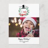 Grappig dat ik op Santa's Good List kerstfoto sta Briefkaart (Voorkant)