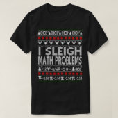 Grappig dat ik problemen met de Wiskunde heb, leer T-shirt (Design voorkant)