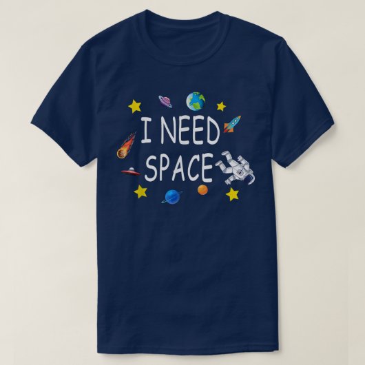 Grappig dat ik ruimteastronomie Galaxy Planet nodi T-shirt (Design voorkant)