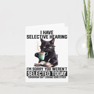 Grappig dat ik selectief hoor dat je geselecteerd kaart