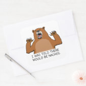 Grappig dat ik te horen kreeg dat er Nachos Beer z Vierkante Sticker (Envelop)