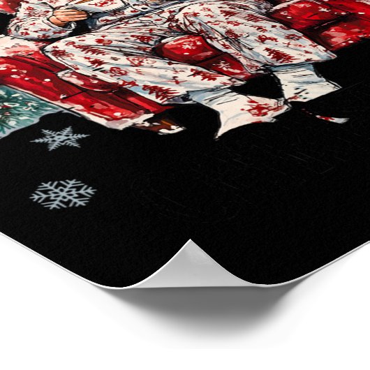 Grappig dat ik thuis zal zijn voor kerst humoristi poster (Hoek)