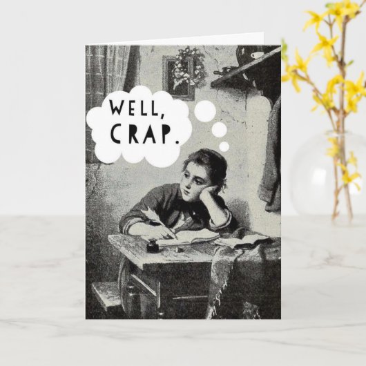 Grappig dat ik u ontzag mis kaart (Gele Bloem)