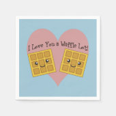 Grappig dat ik van je hou... servetten (Voorkant)