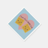 Grappig dat ik van je hou... servetten (Hoek)