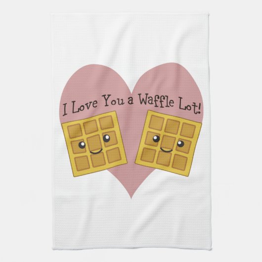 Grappig dat ik van je hou... theedoek (Verticaal)