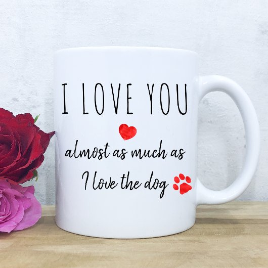 Grappig dat ik van je hou Valentijnsdag Koffiemok