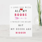 Grappig dat ik van je hou, voor hem. kaart (Voorkant)