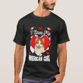 Grappig dat ik van mijn Amerikaanse Curl Valentijn T-shirt (Voorkant)