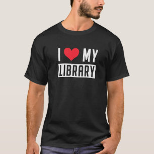 Grappig dat ik van mijn bibliotheek hou. t-shirt